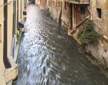 Kanal nehir Bologna İtalya