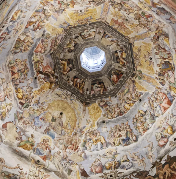 Híres katedrálisával, Florence Duomo, Olaszország. — Stock Fotó