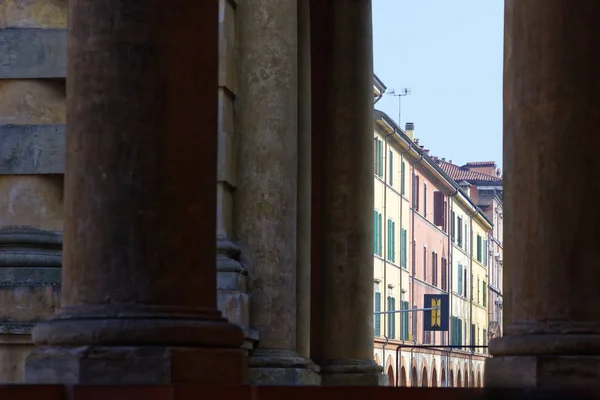 Vista molto bella di mortadella — Foto Stock