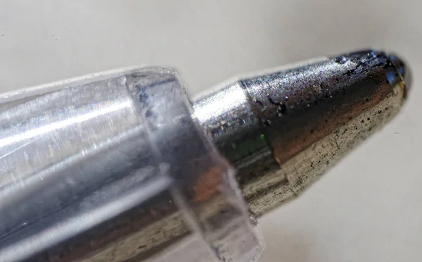 Macro pluma con bolígrafo —  Fotos de Stock