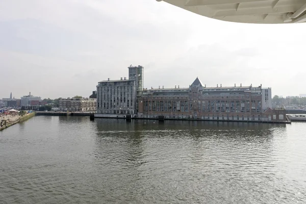 Amsterdam kanal çok güzel görünüm — Stok fotoğraf