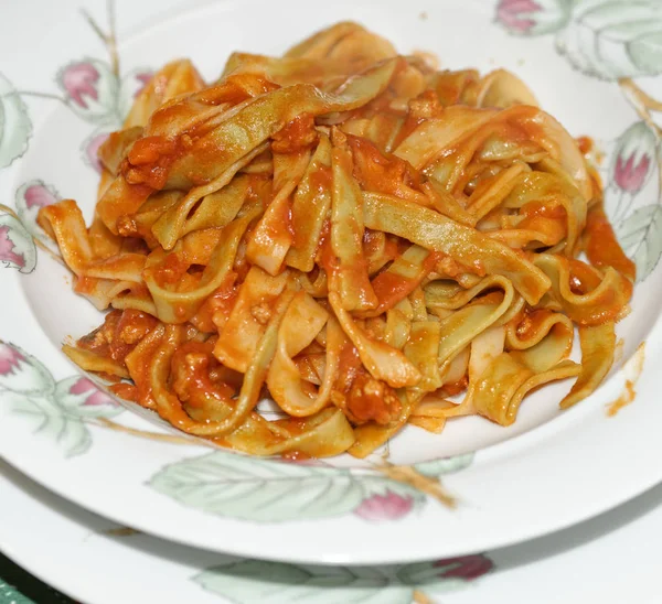Detail of italian pasta — Stock Photo, Image