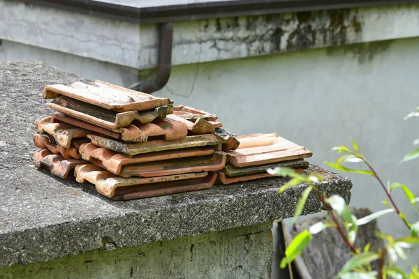 Detail der Dachziegel — Stockfoto