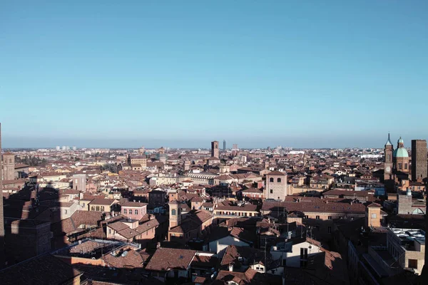 Вид с воздуха на Болонью — стоковое фото