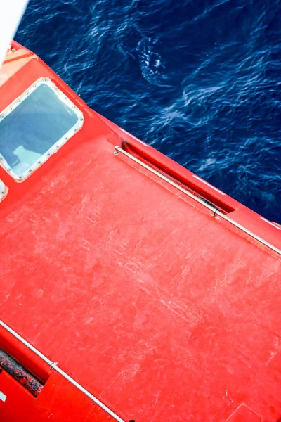 Bote salva-vidas de navio roro — Fotografia de Stock