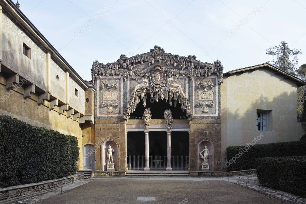 Florenz - Grotte von Buontalenti im Boboli-Garten — Stockfoto