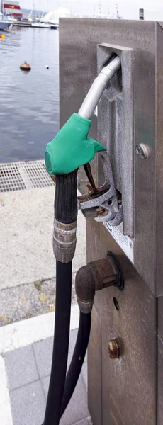 Detail Petrol Pump Town Spezia — Stock Photo, Image