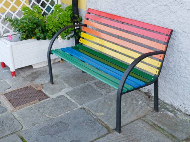 Bir bahçe Woodenl tezgah