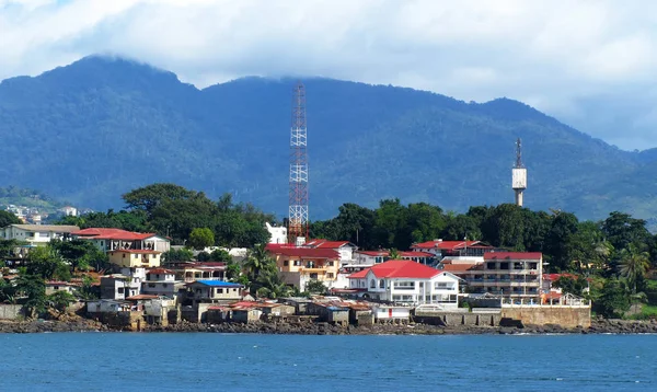 Freetown o porto de sierra leone — Fotografia de Stock