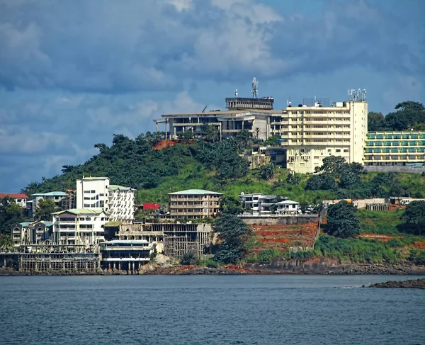 Freetown the harbour of sierra leone — Stock Photo, Image