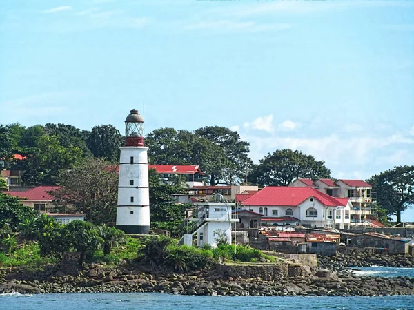 Freetown the harbour of sierra leone — Stock Photo, Image