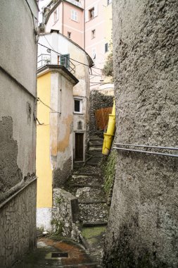 arcola s ortaçağ köyü la spezia yakınındaki detay