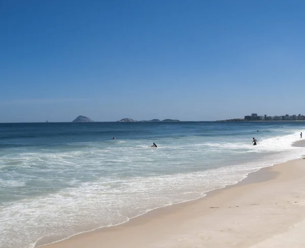 Very nice view of copacabana beach — Stock Photo, Image