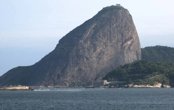 La montagna del Pan di Zucchero a Rio de Janeiro, Brasile — Foto Stock