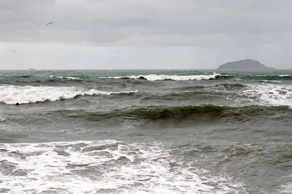 Tempête agitée à Lerici — Photo