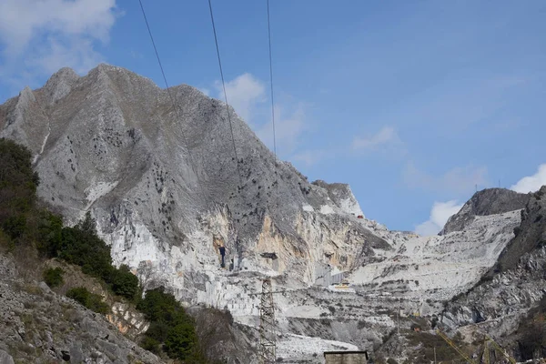 Carrière Marbre Dans Marina Carrara Italie — Photo