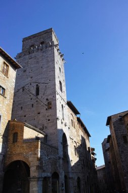San gimignano, Toskana bölgesindeki adında çok güzel villagge