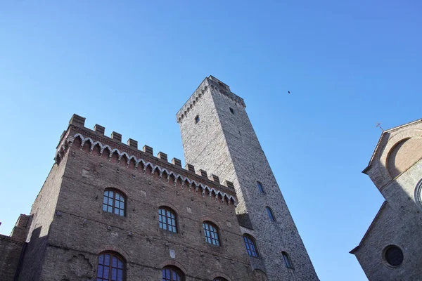 San Gimignano Toskana Bölgesindeki Adında Çok Güzel Villagge — Stok fotoğraf