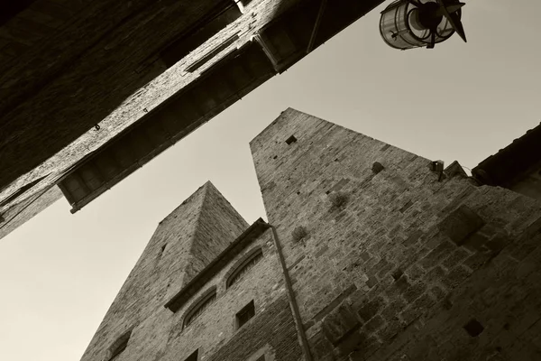 Molto Bello Villaggio Chiamato San Gimignano Toscana — Foto Stock