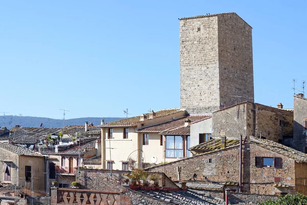 Muy Bonito Villagge Llamado San Gimignano Toscana — Foto de Stock