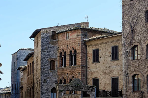 Muito Agradável Villagge Chamado San Gimignano Toscana — Fotografia de Stock