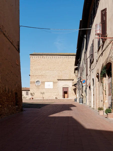 Nagyon Szép Villagge Nevezett San Gimignano Toszkánában — Stock Fotó