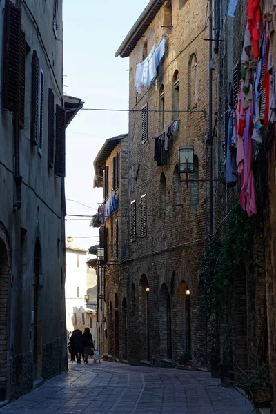 Nagyon szép villagge nevezett san gimignano — Stock Fotó