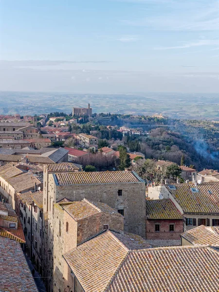 Muy bonita vista de volterra — Foto de Stock