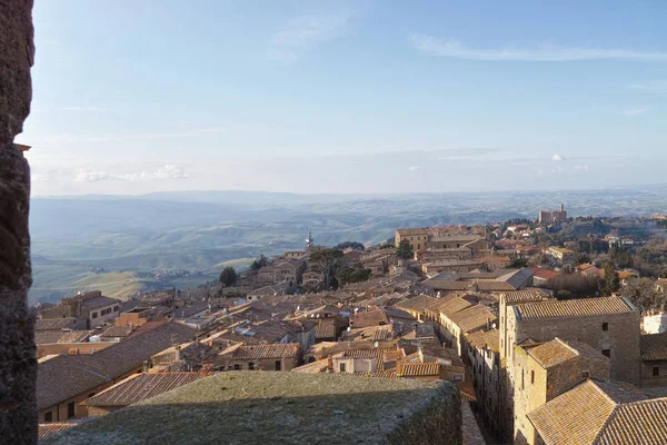 Très belle vue sur Volterra — Photo