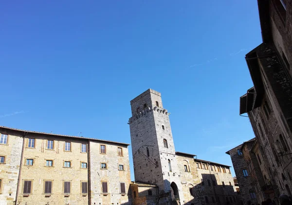 Muito agradável villagge chamado san gimignano — Fotografia de Stock