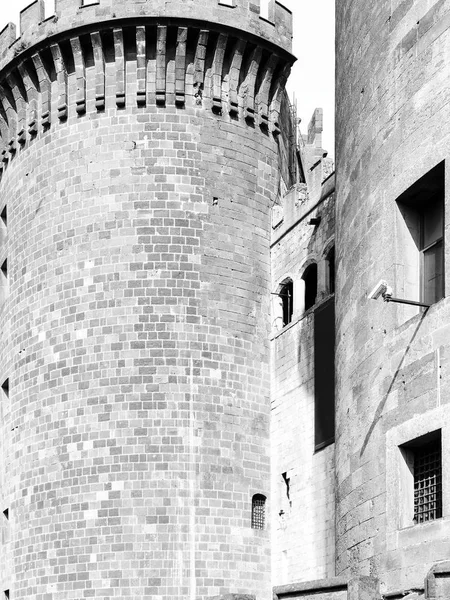 Very nice view of maschio angioino in naples — Stock Photo, Image