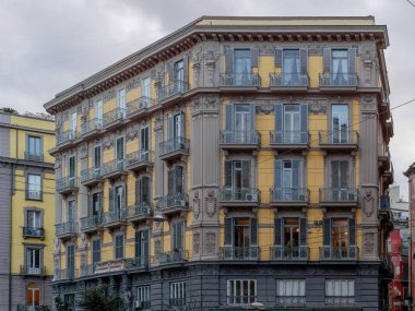 Napoli şehir eski bina