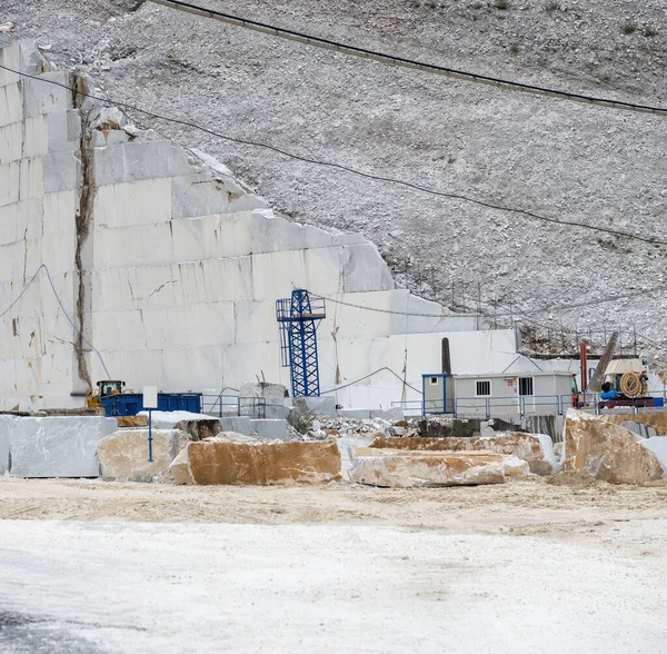 Sehr Schöner Blick Auf Marmorbruch Carrara Itay — Stockfoto