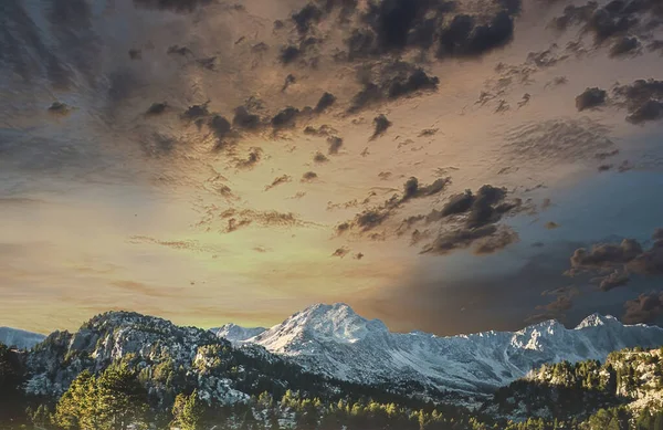 Mountain Landscape Sunset — Stock Photo, Image