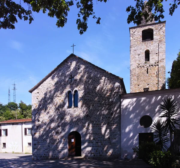 Hystorisch Romanische Kirche Spezia Gewidmet San Venerio — Stockfoto