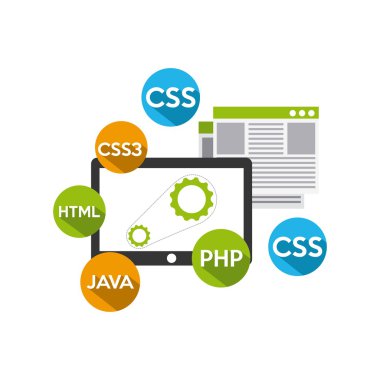 Yazılım programlama kavramı simgesi