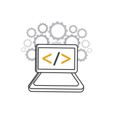 Yazılım programlama kavramı simgesi