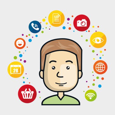 adam avatar ve sosyal medya tasarım