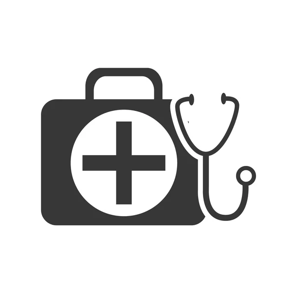 Kit caja médica — Vector de stock