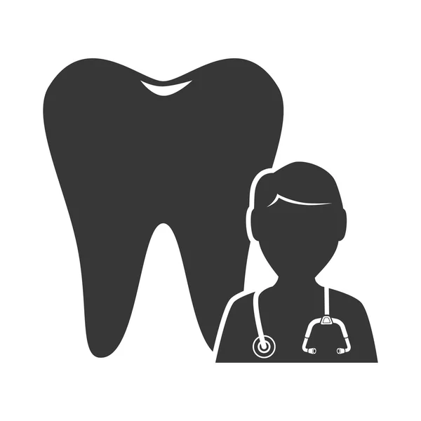 Икона орального зуба — стоковый вектор