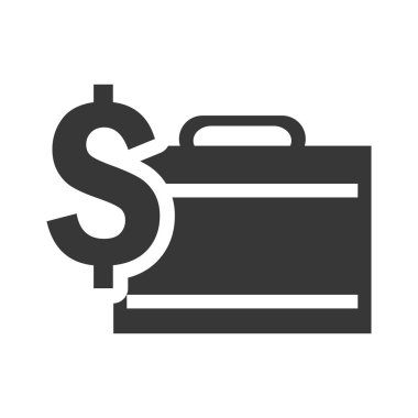 para simgesi çift evrak çantası ile