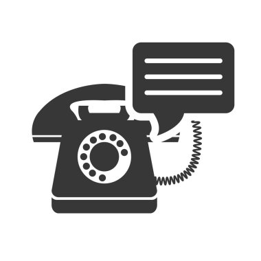 Retro telefon simgesi