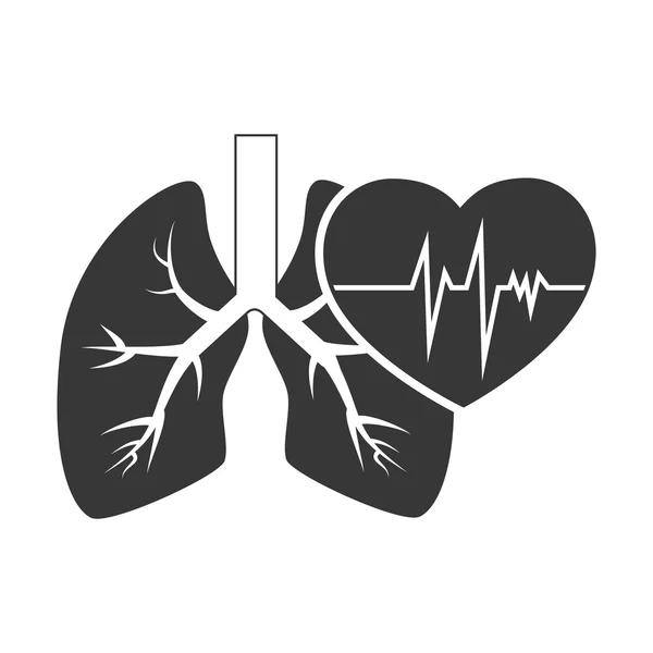 Cardio Puls serca — Wektor stockowy