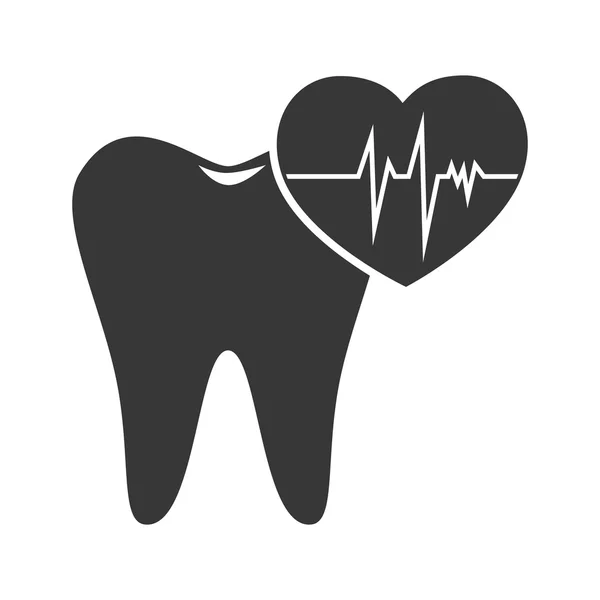 Ícone de dente oral — Vetor de Stock