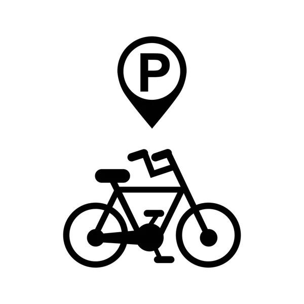 Parkeren zone signaalpictogram — Stockvector