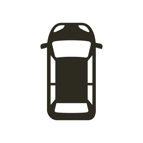 Auto car vehicle isolated icon — Stock Vector