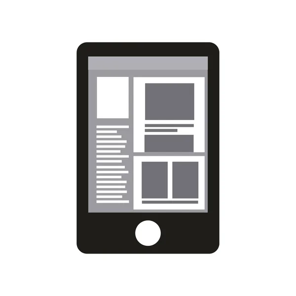 Elektronische infographic apparaatpictogram — Stockvector