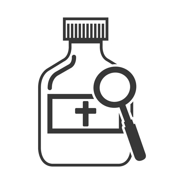Медицинская бутылка — стоковый вектор