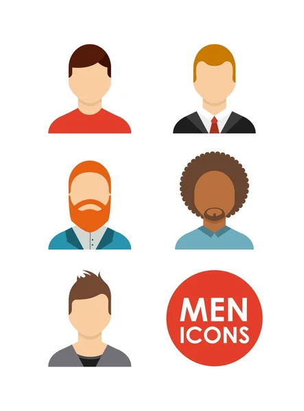 Mensen avatars communautaire group — Stockvector