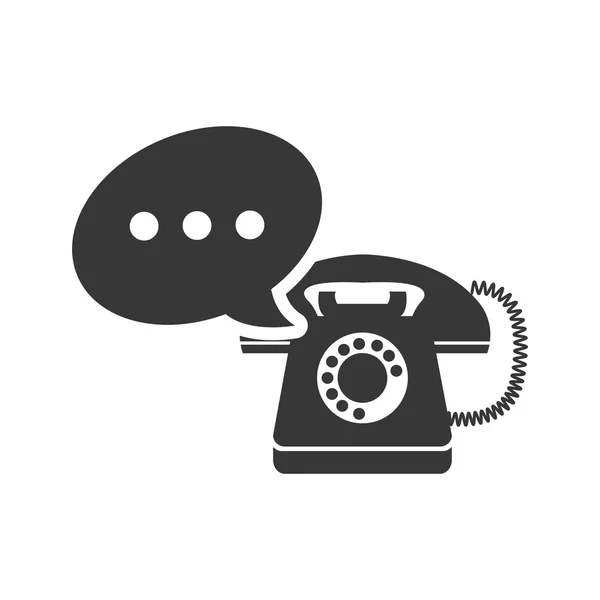 Иконка ретро-телефона — стоковый вектор